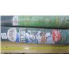 Image 2 : 3 rolls of synthetic jute - 1 partial roll, rolls are 36"x5ft