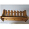 Image 1 : fence shelf/coat rack