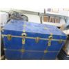 Image 1 : large blue trunk - 46"x23.5"x28.5"H