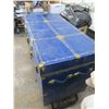 Image 3 : large blue trunk - 46"x23.5"x28.5"H