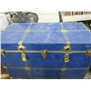 Image 4 : large blue trunk - 46"x23.5"x28.5"H