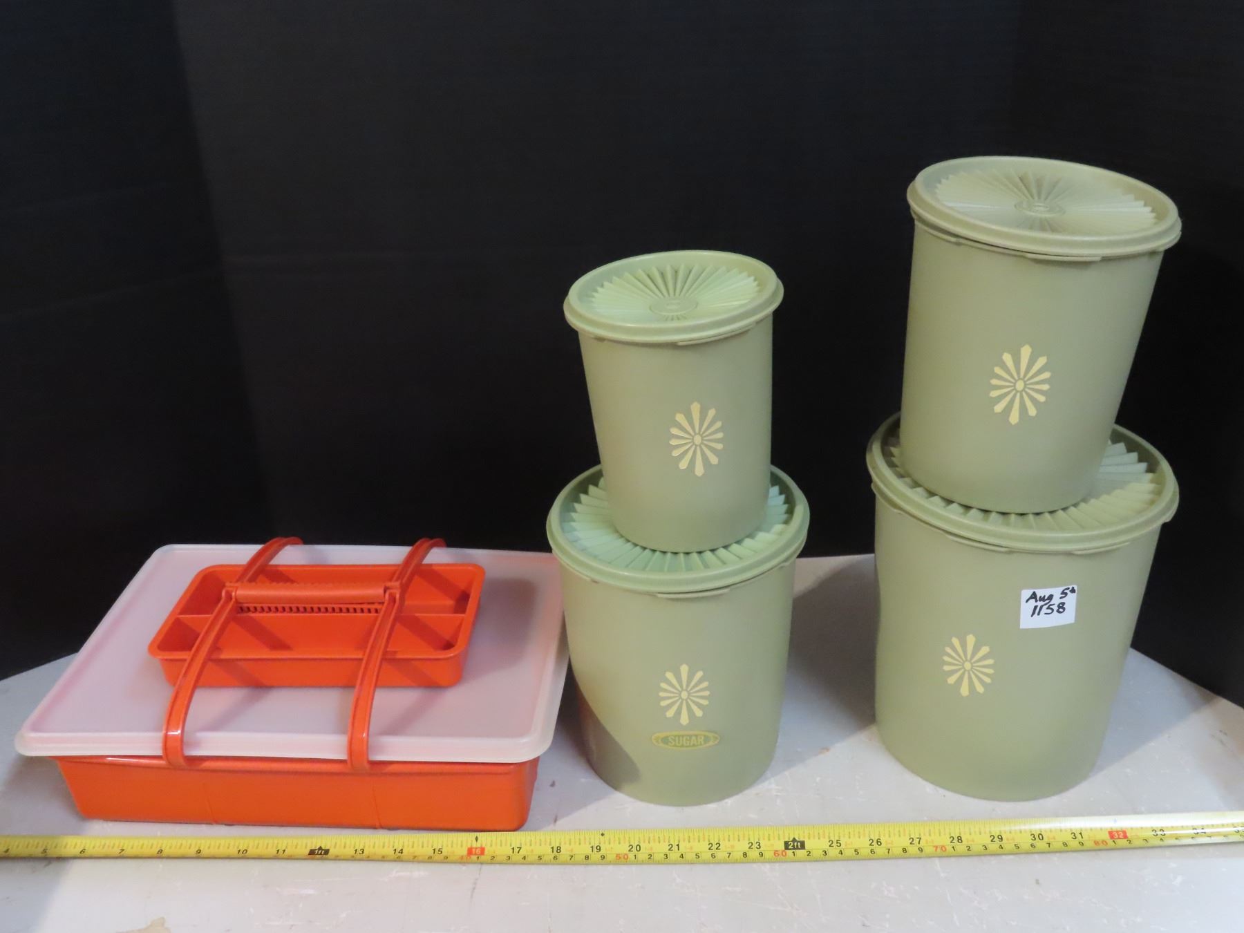 Set of Vintage Tupperware Kitchen Storage Containers - Schmalz Auctions