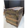 Image 3 : 29"x 20.5"x 18" Antique Steamers Trunk