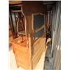 Image 7 : Antique Wooden cabinet with glass door 23.75"x 12"x 48"
