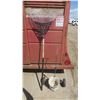 Image 1 : wheeled bucket for 3 gal. sprayer and grass rake