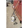 Image 3 : wheeled bucket for 3 gal. sprayer and grass rake