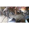 Image 6 : lot of horse supplies - saddle, 2 saddle stands, blanket, brushes, bits, etc.