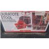 Image 3 : duratote stool tool caddy and 2 near full cans of paint