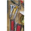 Image 3 : assorted tools - wire snips, tool organizers, carpenters pencils, drill bits, etc.