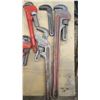 Image 4 : assorted pipe wrenches