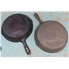 Image 2 : 2 Cast iron frying pans - Approximately 10.5" diameter