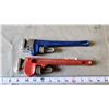 Image 2 : Pair of 10" pipe wrenches