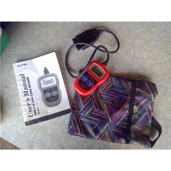 OBD11 code reader with manual