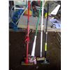Image 1 : 2 mops and 2 curling brooms