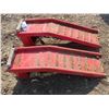 Image 1 : Pair of Red Aluminum car ramps