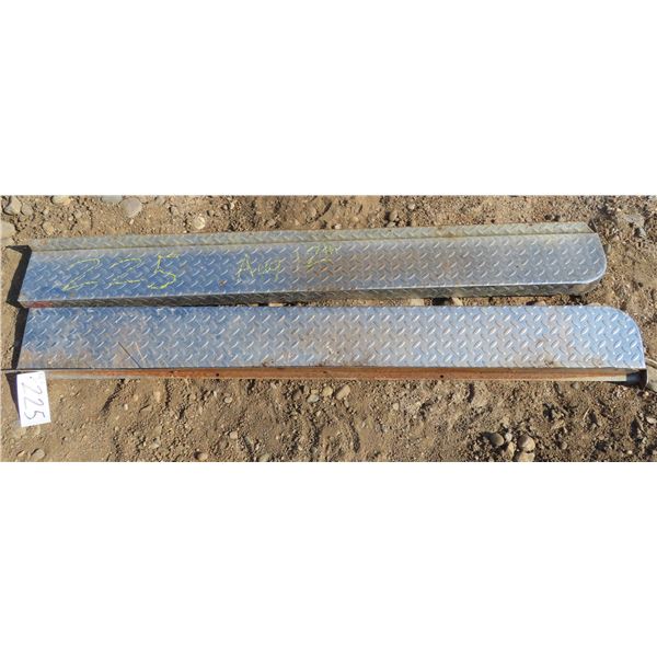 Pair of Aluminum truck Running boards 56.5" long