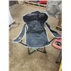 Image 2 : 317 – 3 Folding Camp Chairs, 1 Lounging