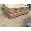 Image 2 : Plywood - 3/8" sheeting, 27 full sheets plus  smaller. Three sheets of 1/2"