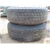 Image 4 : 4 Rims (15") & 2 tires- Ford F150 P235/75R15 105S Bridgestone Dueler A/T