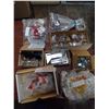 Image 1 : Box of assorted brackets, pulls and misc. hardware