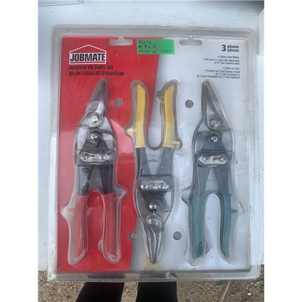 New 3 Piece Aviation snips set