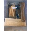 Image 1 : tote of mudding and painting supplies