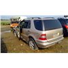 Image 3 : 2002 Mercedes Benz ML 320  no key  VIN 4JGAB54EX2A361522