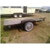 Image 3 : 10' x 76" Flatdeck trailer  NO VIN