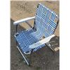 Image 4 : Blue outdoor folding chair