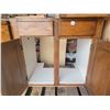 Image 6 : 4 PC oak kitchen cupboards (see description)