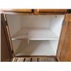 Image 9 : 4 PC oak kitchen cupboards (see description)