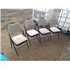 Image 1 : 4 folding chairs