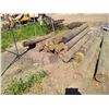 Image 2 : 18 Large corner posts 6-8' lengths 8" plus diameter