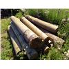 Image 2 : 12 Large corner posts 5-6'' lengths 8" plus diameter