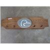 Image 1 : Ducks Unlimited Wooden Coat rack with mirror 38"x10"