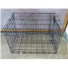 Image 1 : Metal/foldable Animal Cage 35.75"x22.25"x24.5"