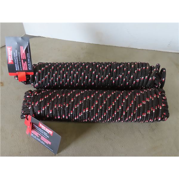 2 Brand New 75' Utility Rope