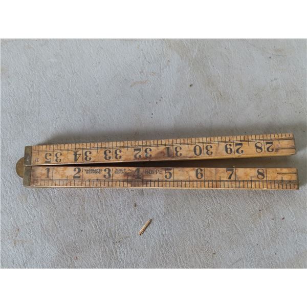 Vintage Hoppe Boxwood Ruler