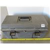 Image 2 : Black Plastic Tool box with/Assorted wrenches & Tools