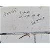 Image 2 : Large lot of Aluminum sheeting various sizes: 12 guage sheets.