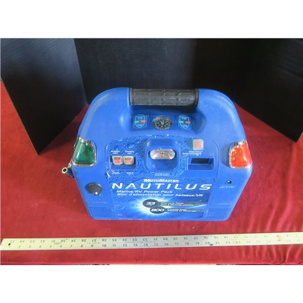 motomaster nautilus marine/rv power pack - working, needs 15A fuze for air compressor to work