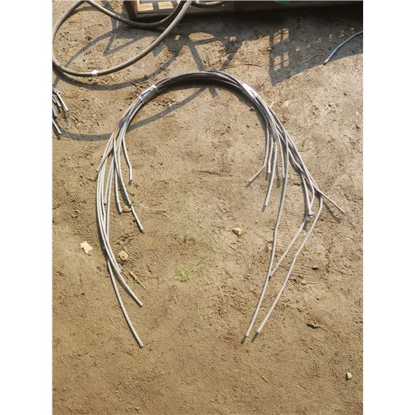 lot of metal cables - roughly 6ft