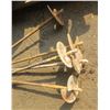 Image 3 : lot of 3ft screw pile anchors