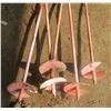 Image 3 : lot of 4ft screw pile anchors