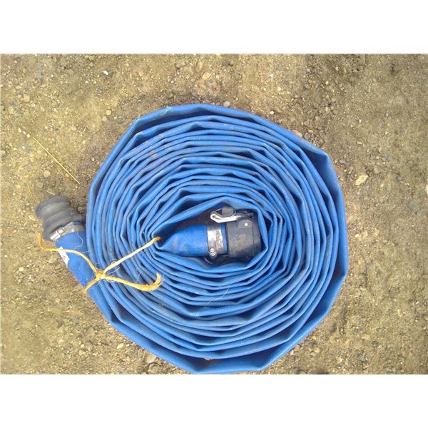 48 ft 2" blue lay flat hose