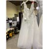 Image 1 : *NEW WITH TAGS* RECLAIMED BEAUTY BEADED FLORAL TULLE SIZE 8 WEDDING DRESS