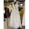 Image 2 : *NEW WITH TAGS* RECLAIMED BEAUTY BEADED FLORAL TULLE SIZE 8 WEDDING DRESS