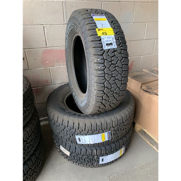 *NEW* SET OF 3 GOOD YEAR WRANGLER WORKHORSE AT LT275/65R18 TIRES **$6.50/TIRE EVO-LEVY WILL BE