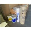 Image 1 : ASSORTED ITEMS INCLUDING; 5 GALLON PAIL OF ECOLAB LIQUID LAUNDRY DETERGENT, 5 GALLON PAIL OF ECOLAB