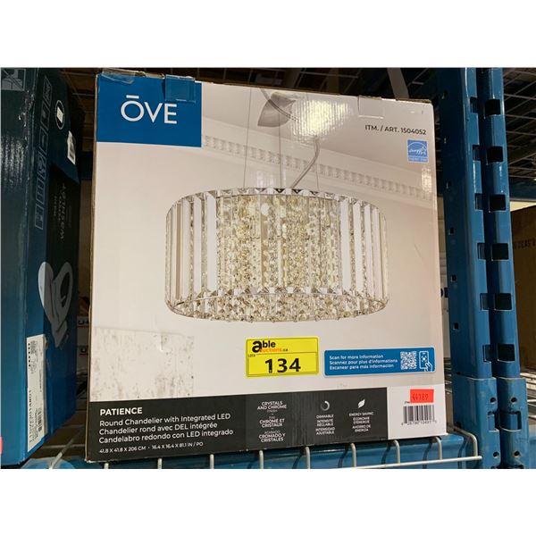 OVE PATIENCE ROUND CHANDELIER WITH INTEGRATED LED